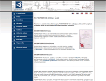 Tablet Screenshot of patentservis.cz